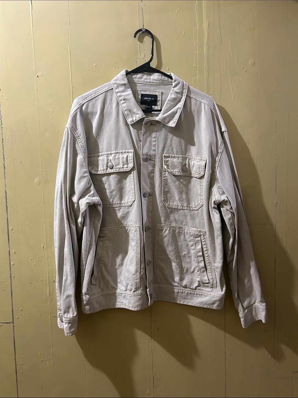 Pocket Button-Front Jacket